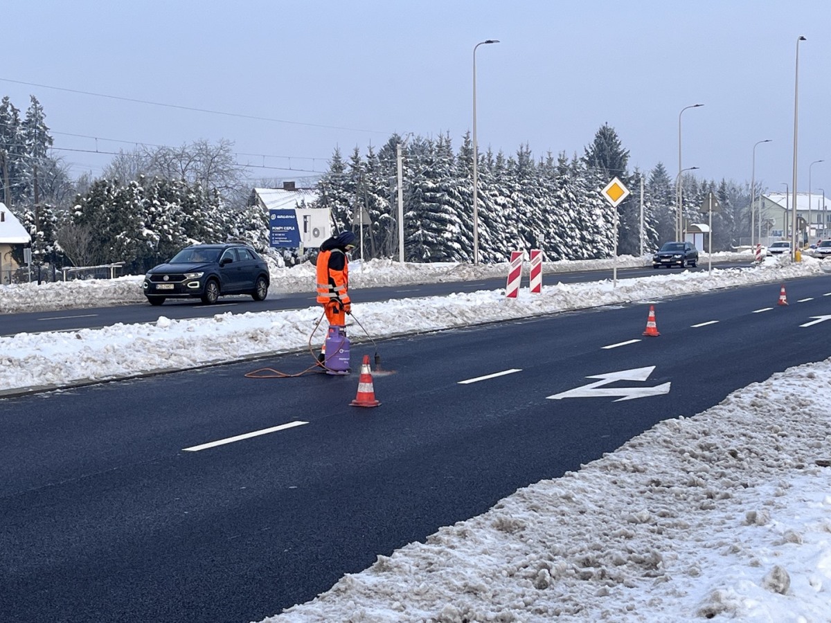 Przebudowa ul. Warszawskiej w Rzeszowie na finiszu [ grudzień 2023 ]
